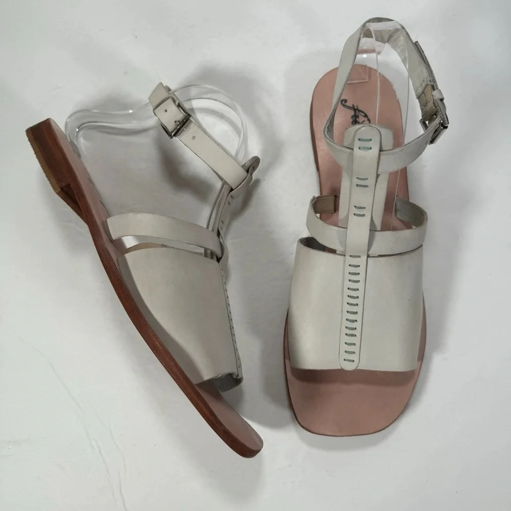 Free People Long Weekend Sandals - Off White